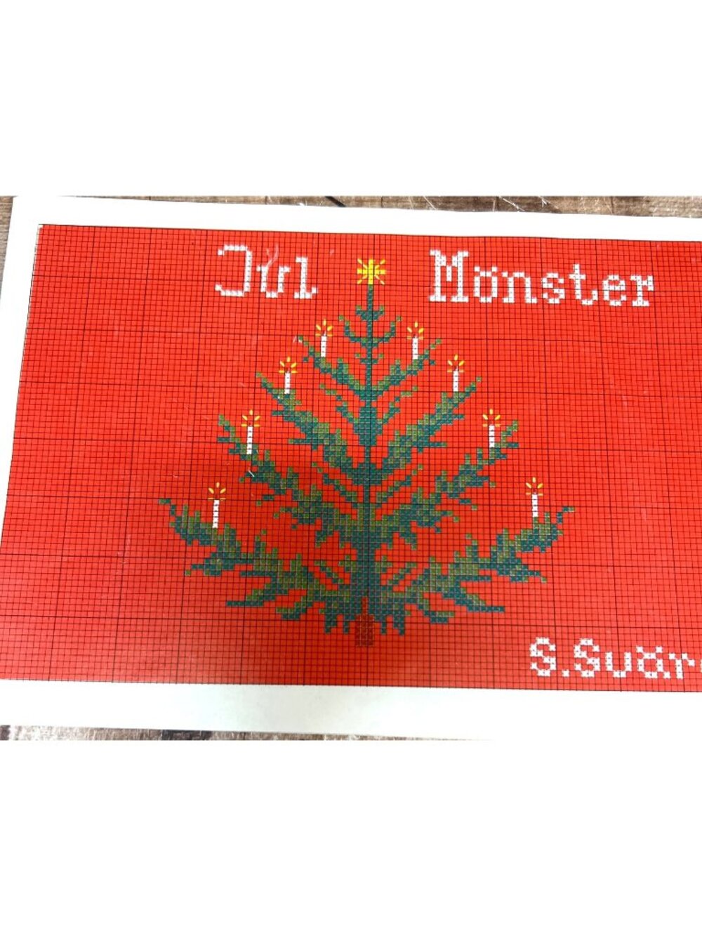 Jul Monster Christmas Cross-Stitch Pattern Booklet By S. Svard Swedish Holiday D